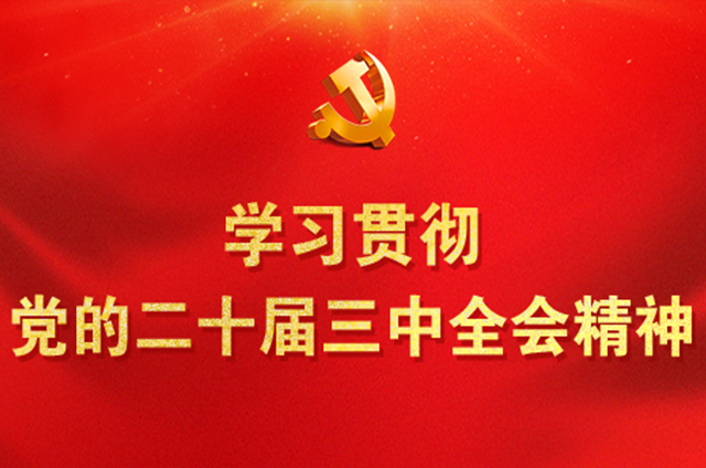 學習貫徹黨的二十屆三中全會精神